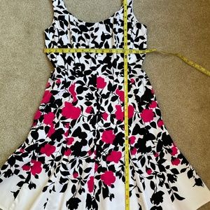 Nine West, Fit and Flare Sleeveless Dress, 4